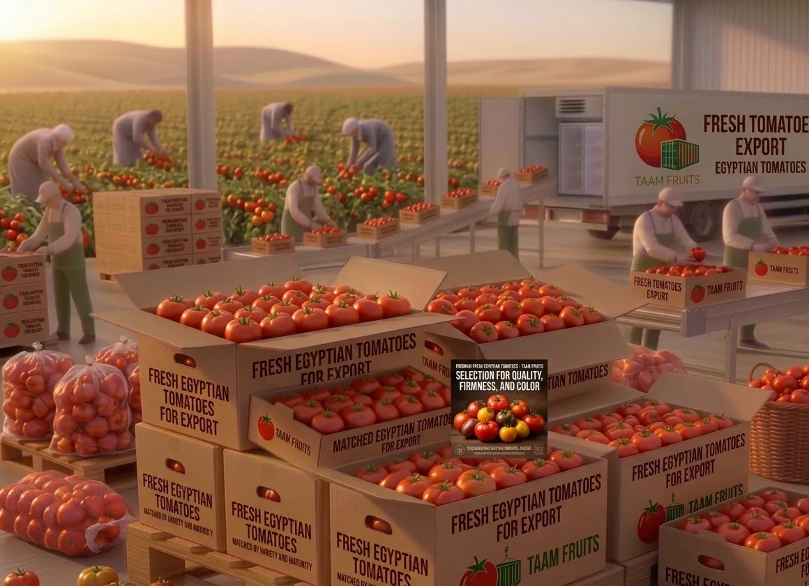Egyptian export fresh tomatoes