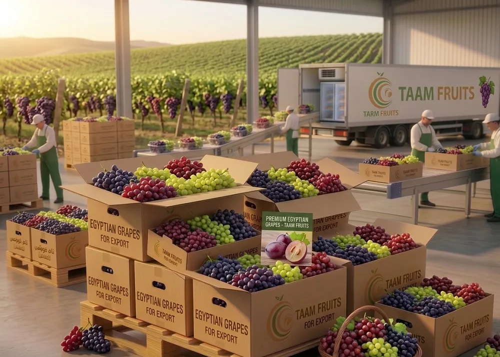 Egyptian export grapes